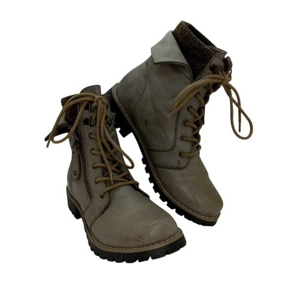 Cliffs by White Mountain NEW Women's Designer Dark Tan Boots - sz. 6 1/2M - Picture 1 of 6